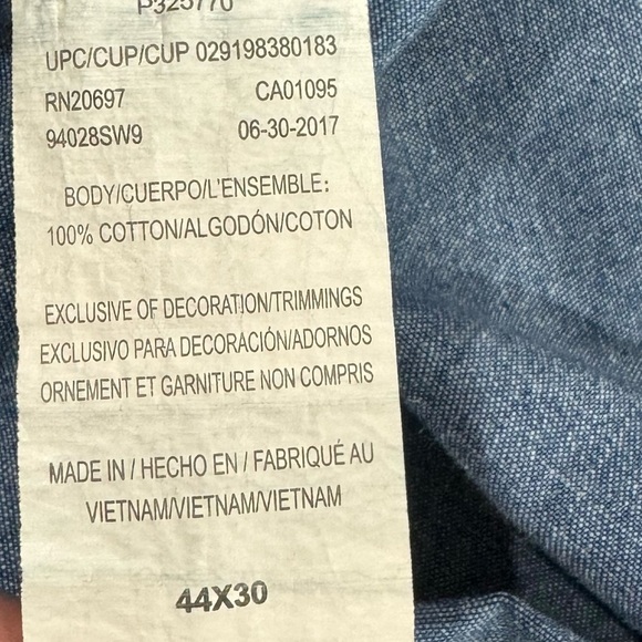 Unisex Big Smith Bib Overalls Workwear Oversized 100% Cotton Medium Wash Blue 44 - Picture 13 of 13